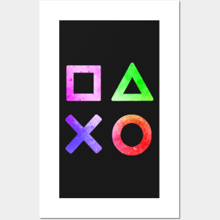 Controller Buttons Posters and Art